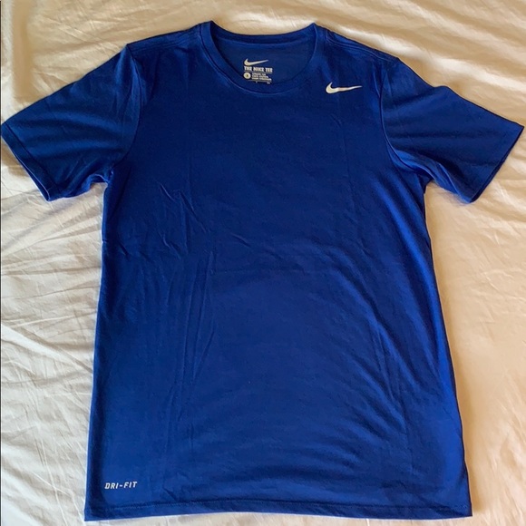 NIKE - The Nike Tee (Blue) Dri-Fit - Sz: Small - Picture 1 of 6